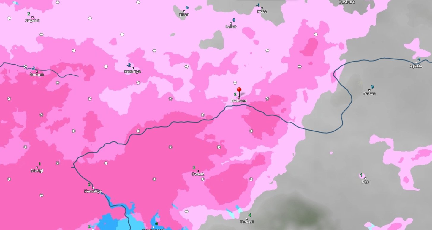 İçişleri Bakanlığı Erzincan'ı hafta sonu için uyardı