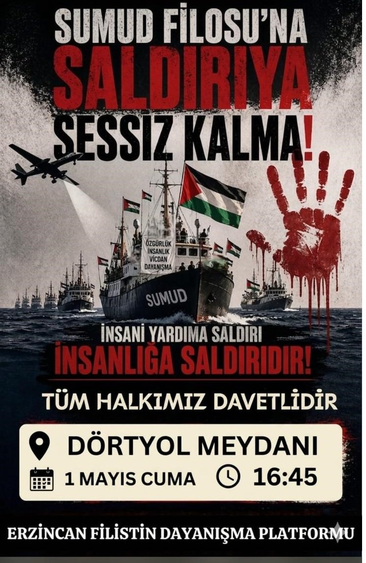 Vicdanlar Meydana İniyor Erzincan’dan Filistin İçin Güçlü Çağrı1