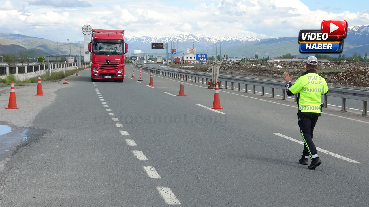Erzincan’da Bayram Öncesi Trafik Denetimi Sürüyor