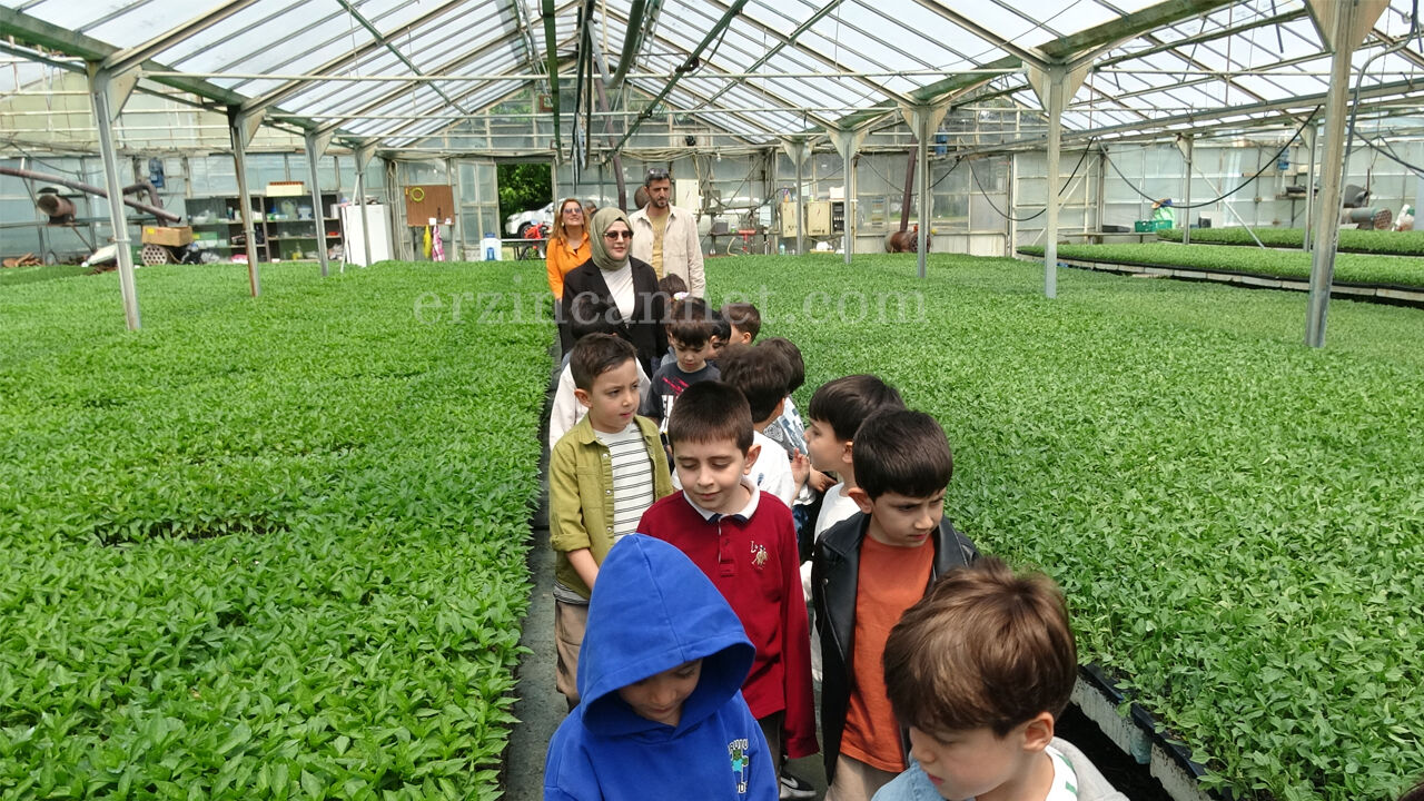 Erzincan’da Minik Öğrencilere Sera Gezisi Düzenlendi.2