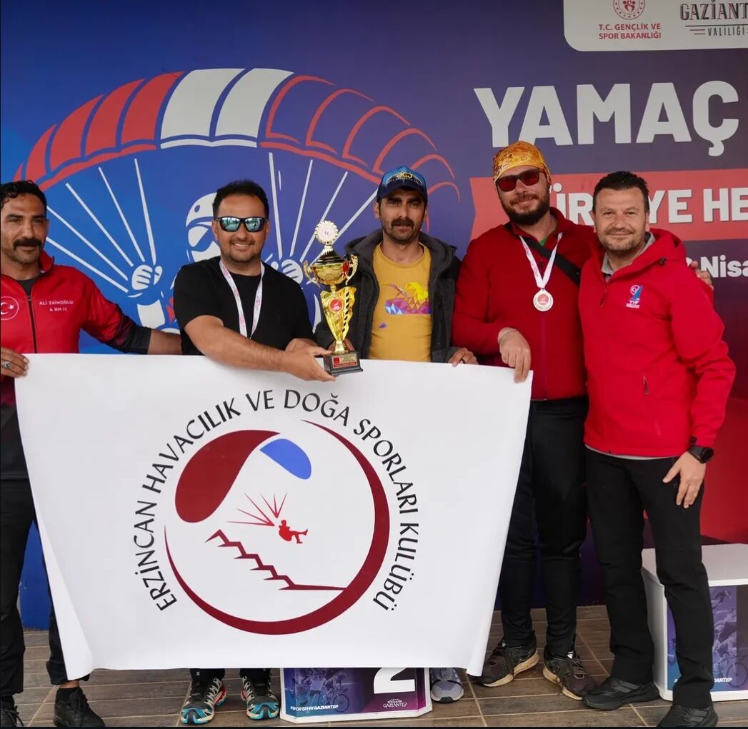 Erzincanlı Paraşütçüler Türkiye İkincisi Oldu (2)