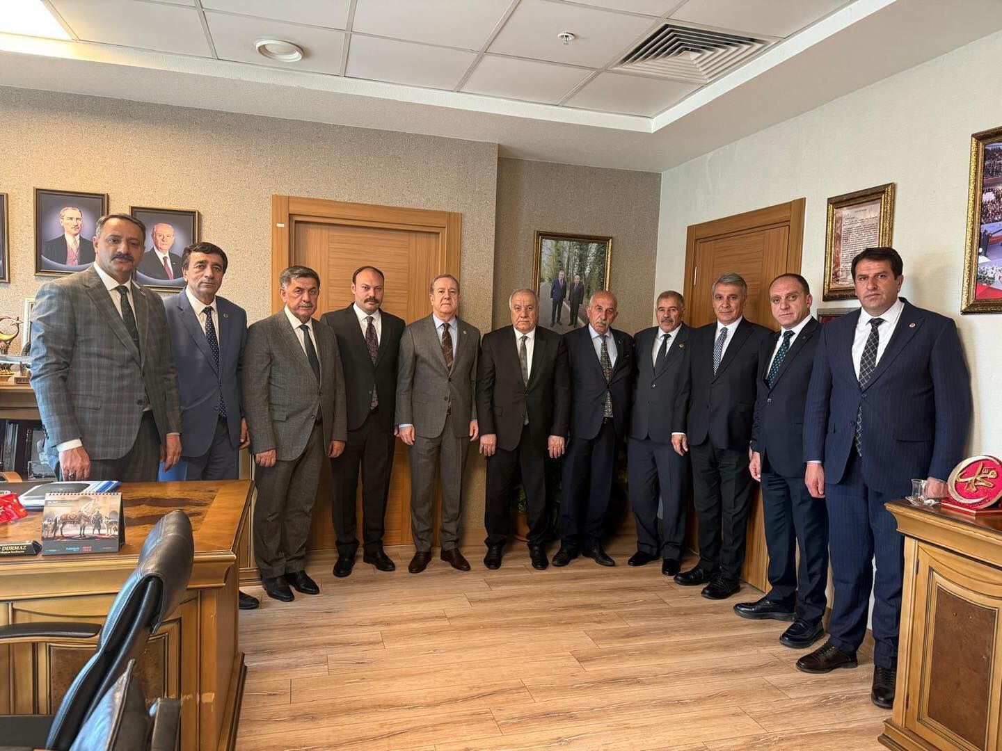 Mhpli Başkanlar Genel Merkezde (2)
