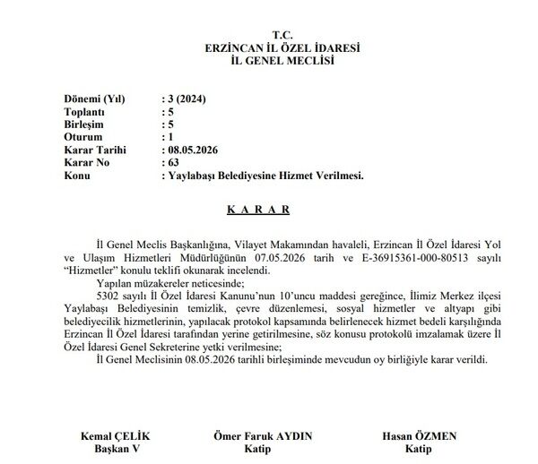 Yaylabaşı Temizlik İşleri Erzincan 1