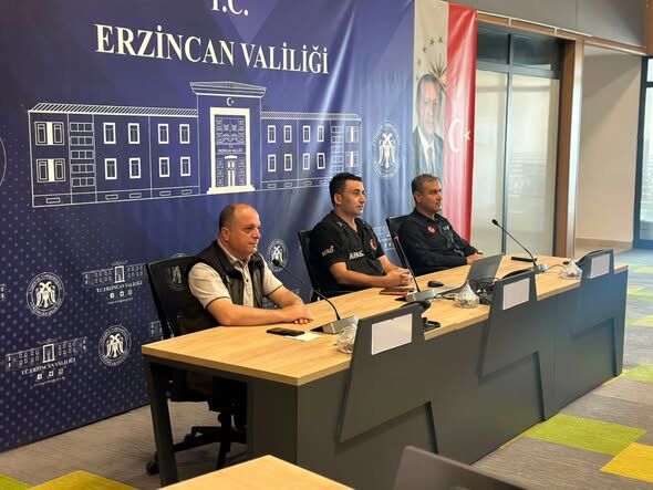 Erzincan Alarmda Orman Yangınlarına Karşı Tüm Kurumlar Aynı Masada