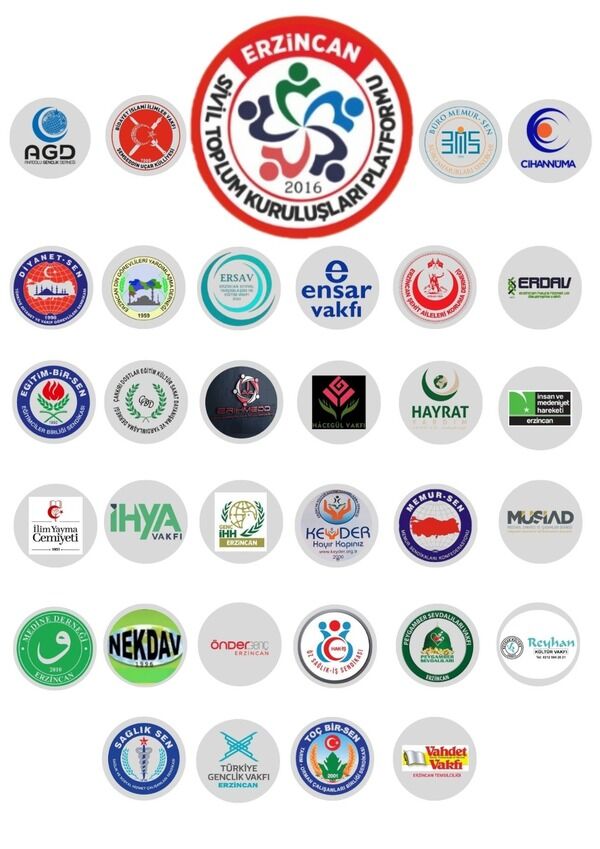 Erzincan Sivil Toplum Kuruluşlar Logoları
