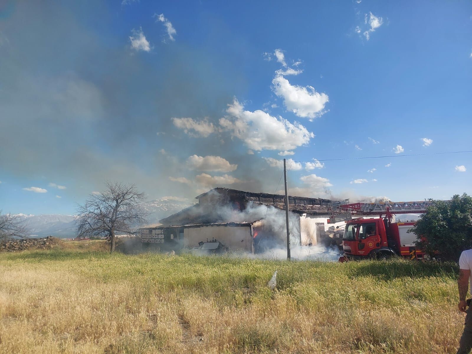 Erzincan’da Korkutan Yangın!2