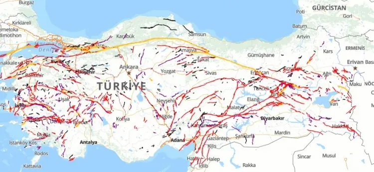 Mta’dan Diri Fay Güncellemesi Türkiye’de 215 Yeni Fay Hattı Tespit Edildi 1