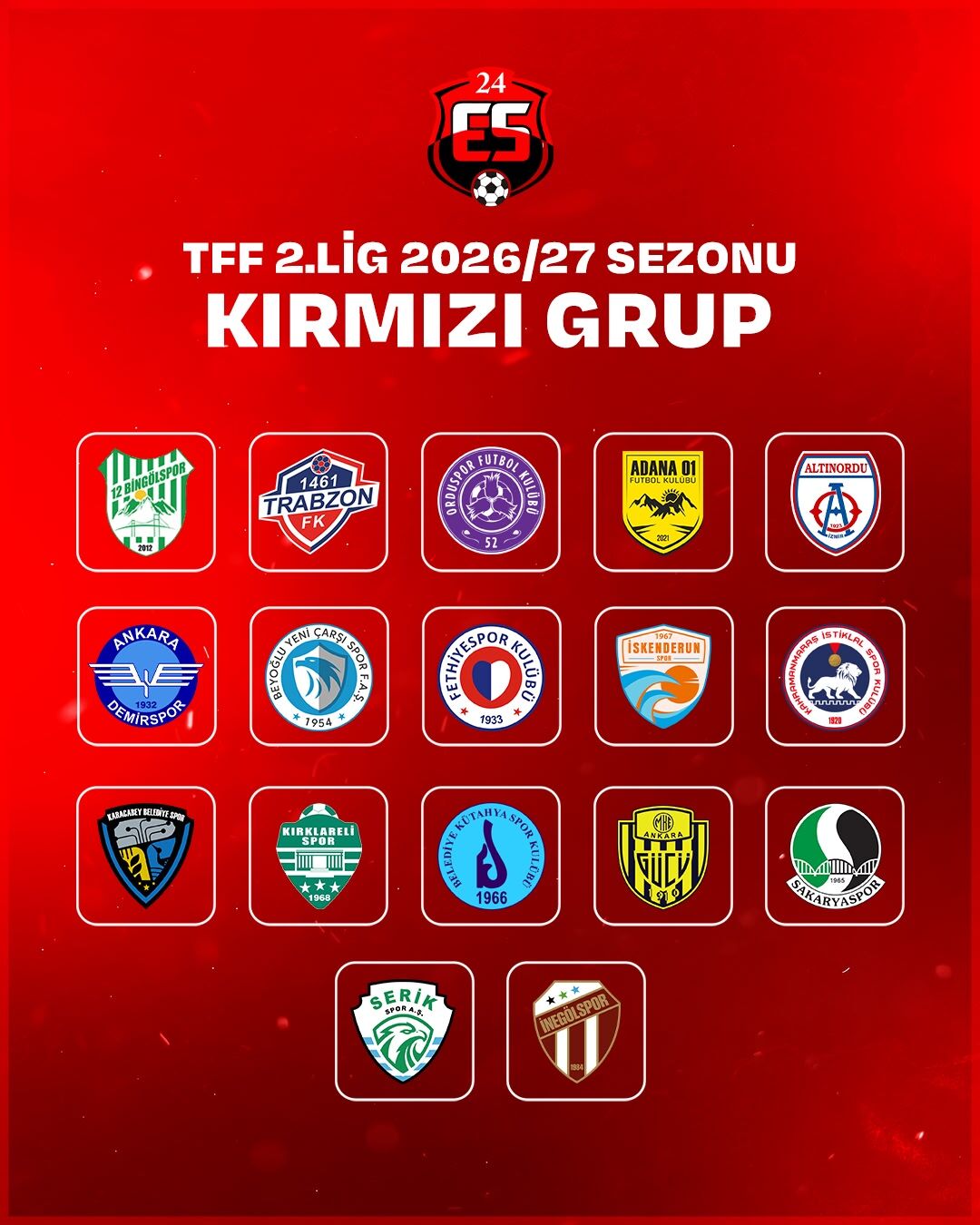 Tff 2. Lig’de Atom Karınca Grubu! Erzincanspor Devlerin Arasına Düştü4