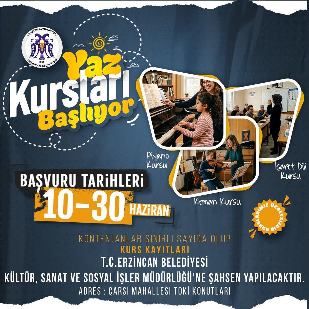 Yaz Kursları