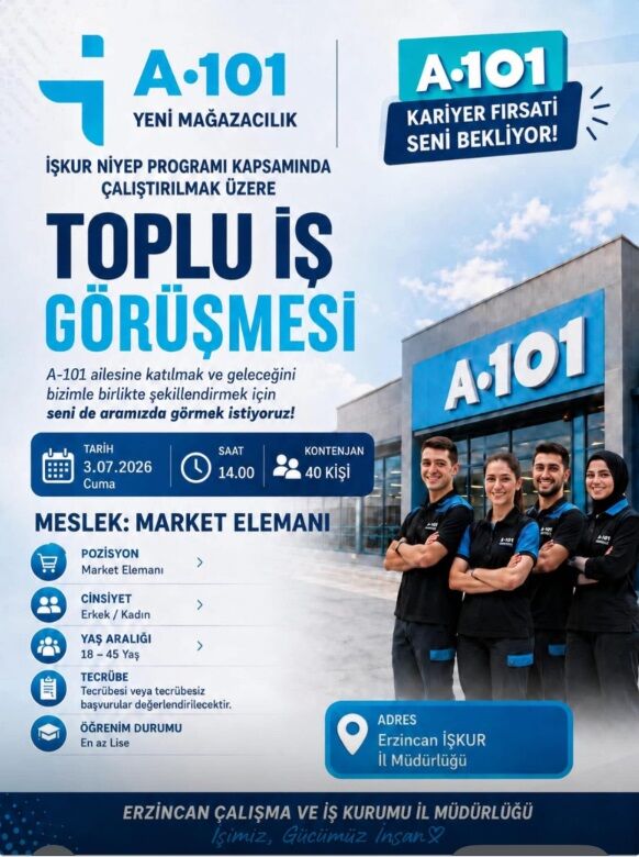 A101 Eleman Alımı