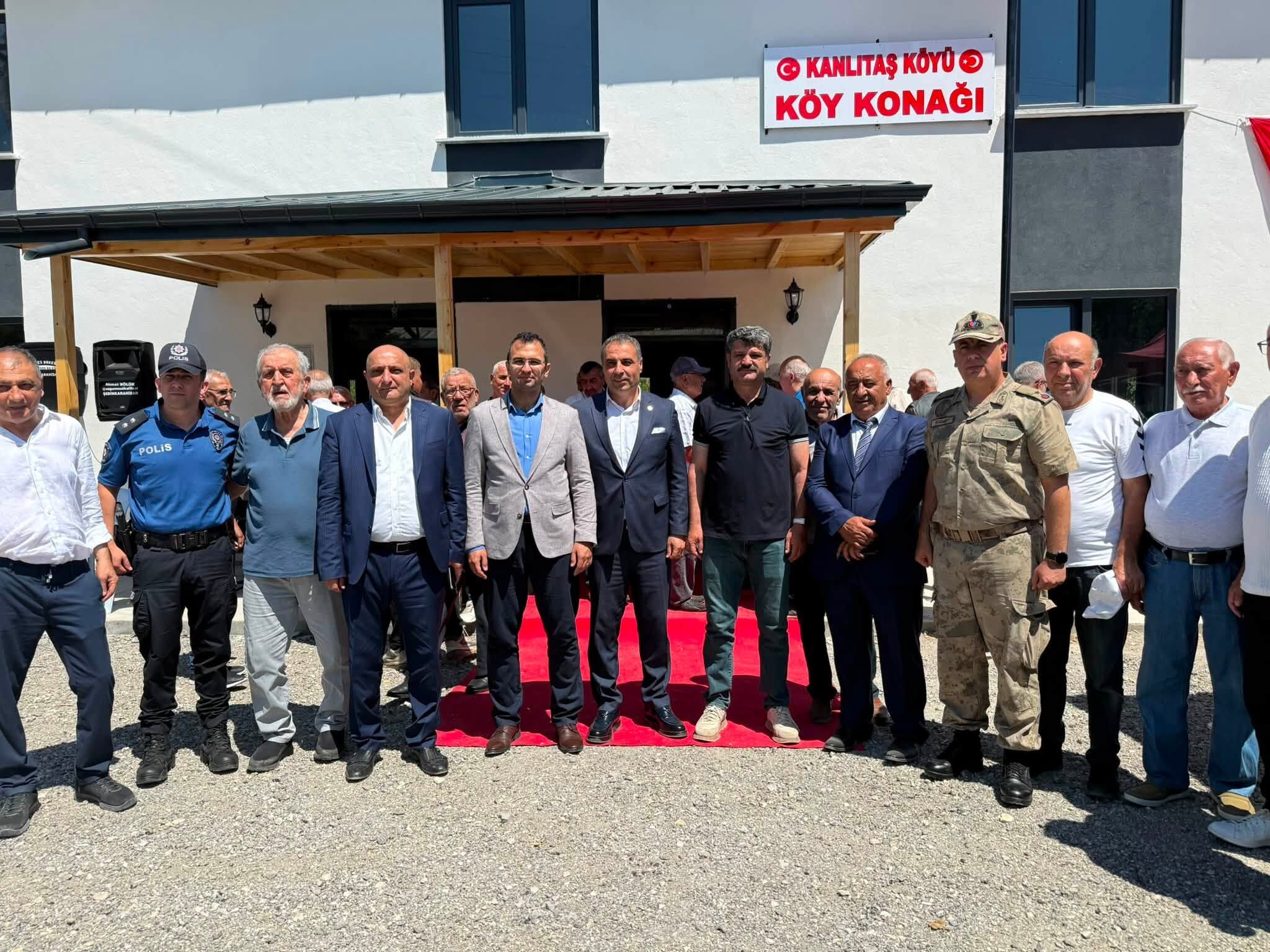Erzincan Kanlıtaş Köyü'nde Köy Konağı Hizmete Açıldı (1)