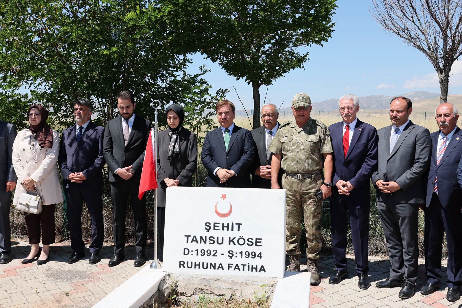 Erzincan Protokolü, 15 Temmuz'da Edebük Şehitliği'nde Aziz Şehitleri Andı2