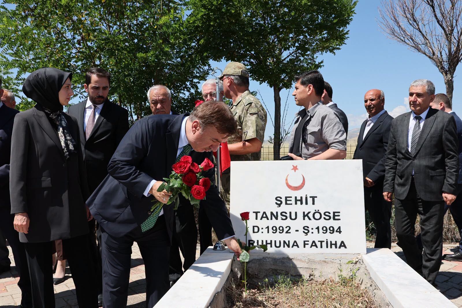 Erzincan Protokolü, 15 Temmuz'da Edebük Şehitliği'nde Aziz Şehitleri Andı3