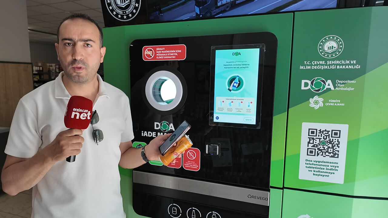 Erzincan’da Vatandaşlar Büyük İlgi Gösterdi. Şişe Başına Para Kazanıyorlar