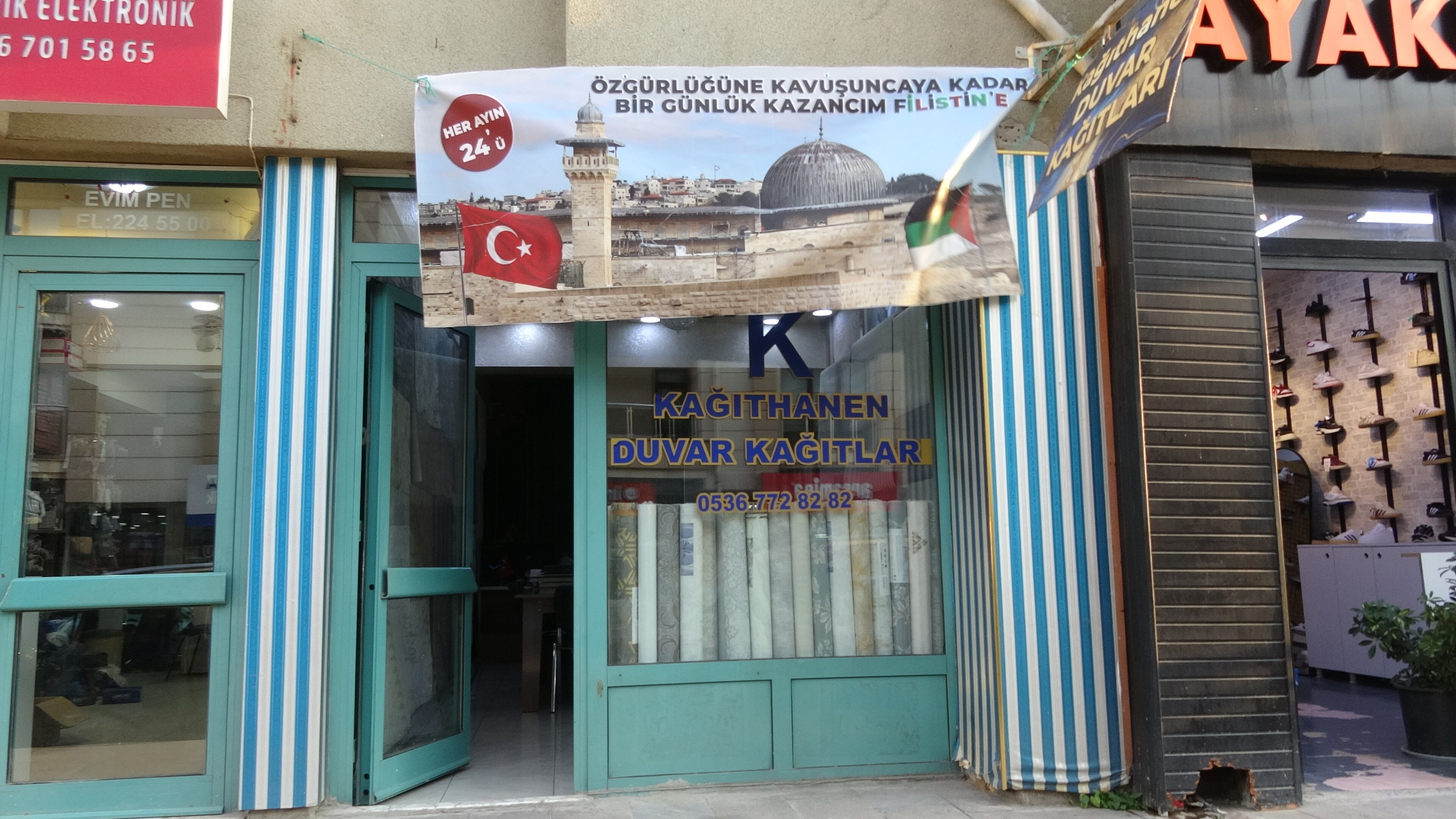 24 Erzincan İçin, 24 Gazze İçin! Esnaftan Dikkat Çeken Dayanışma1