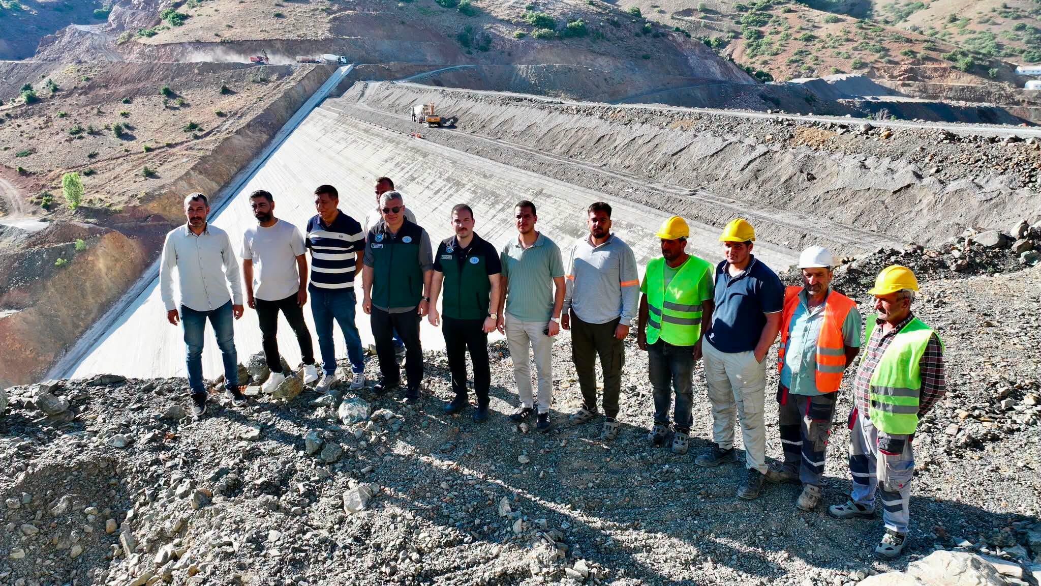Ballı Barajı’nda Sona Doğru! Dsi̇ 8. Bölge Müdürü Çalışmaları Yerinde İnceledi (7)