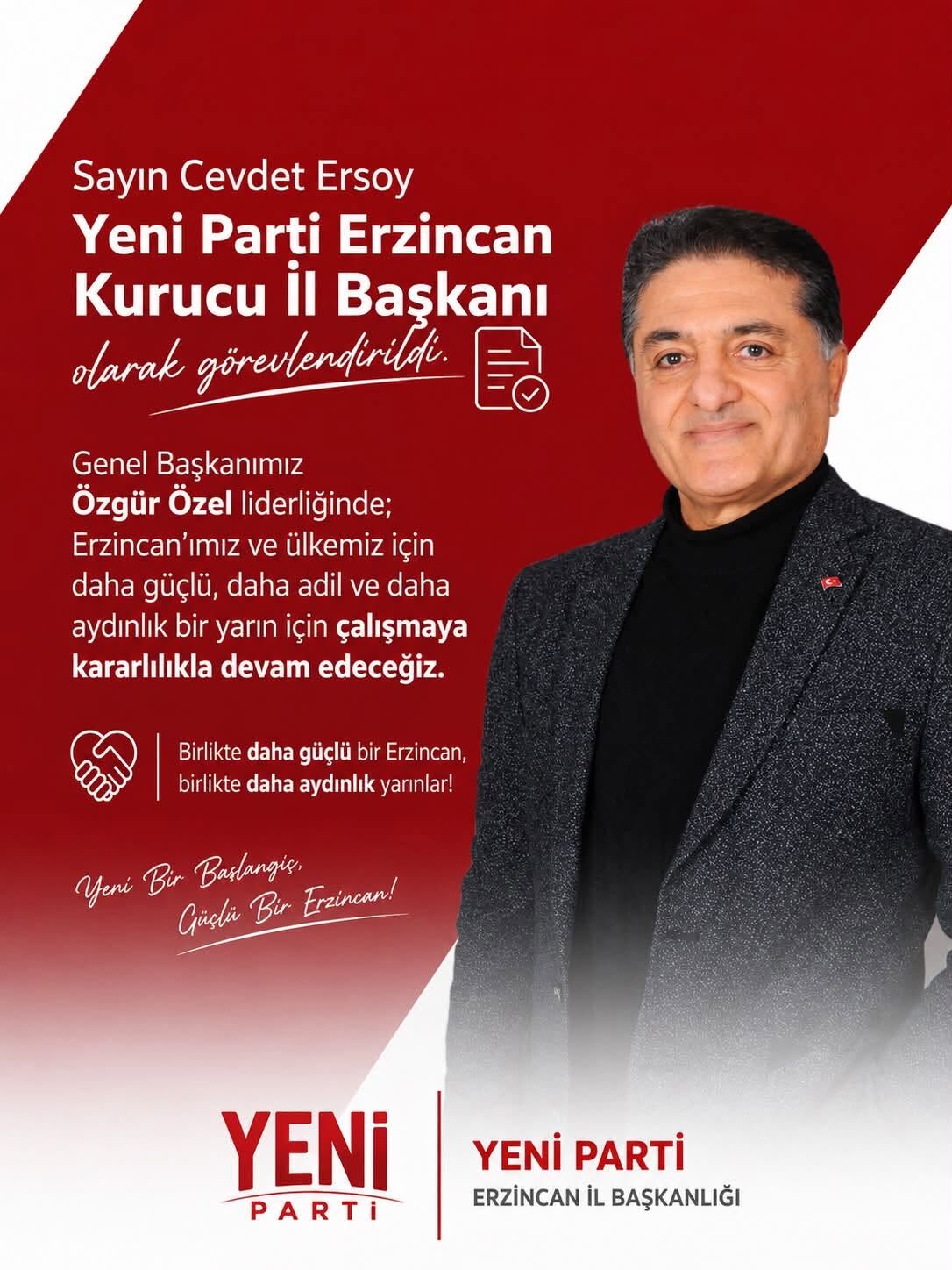 Cevdet Ersoy Kurucu Başkan