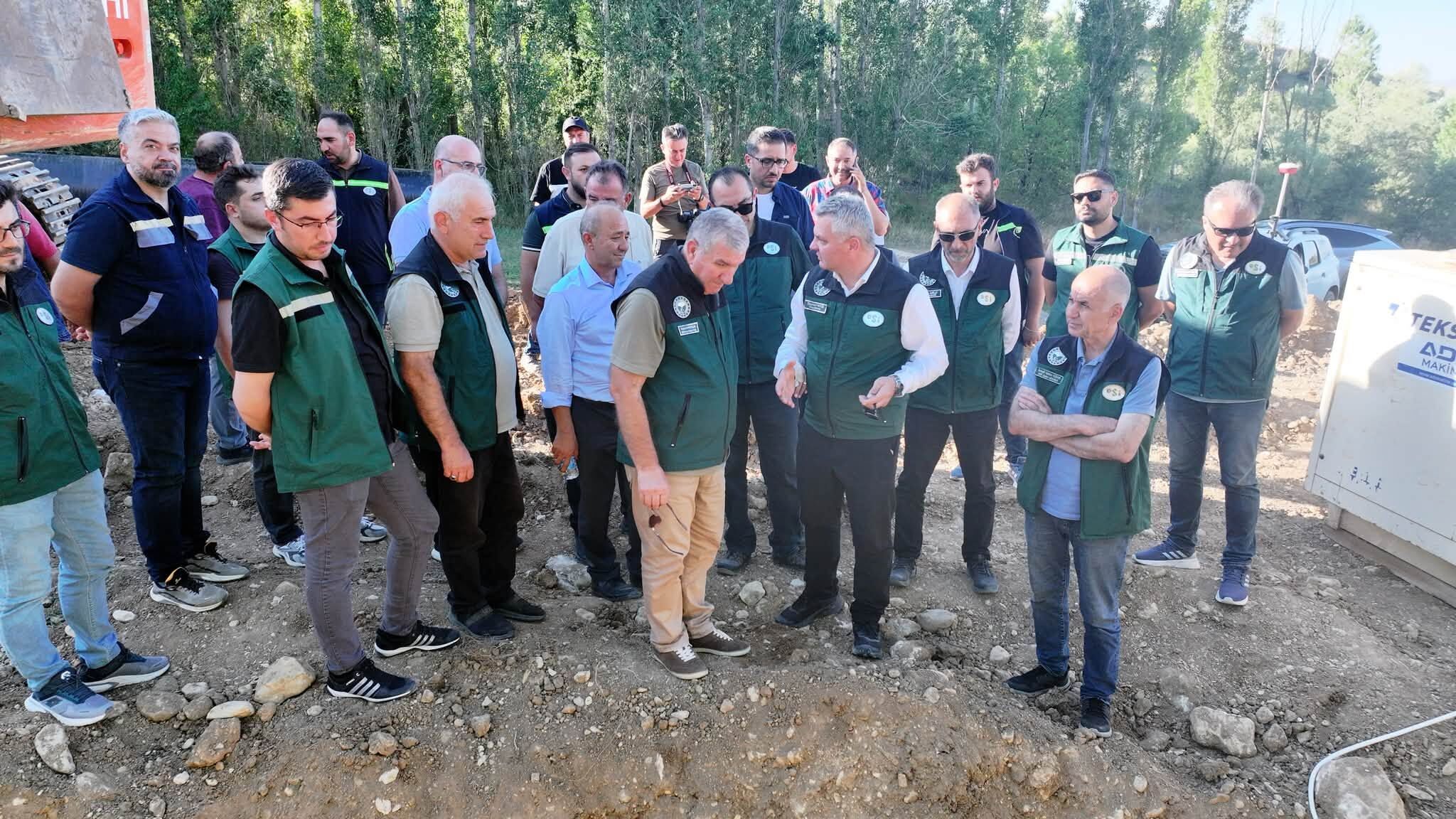Dsi̇ Heyeti Erzincan'da Devam Eden Sulama Projesini İnceledi (1)