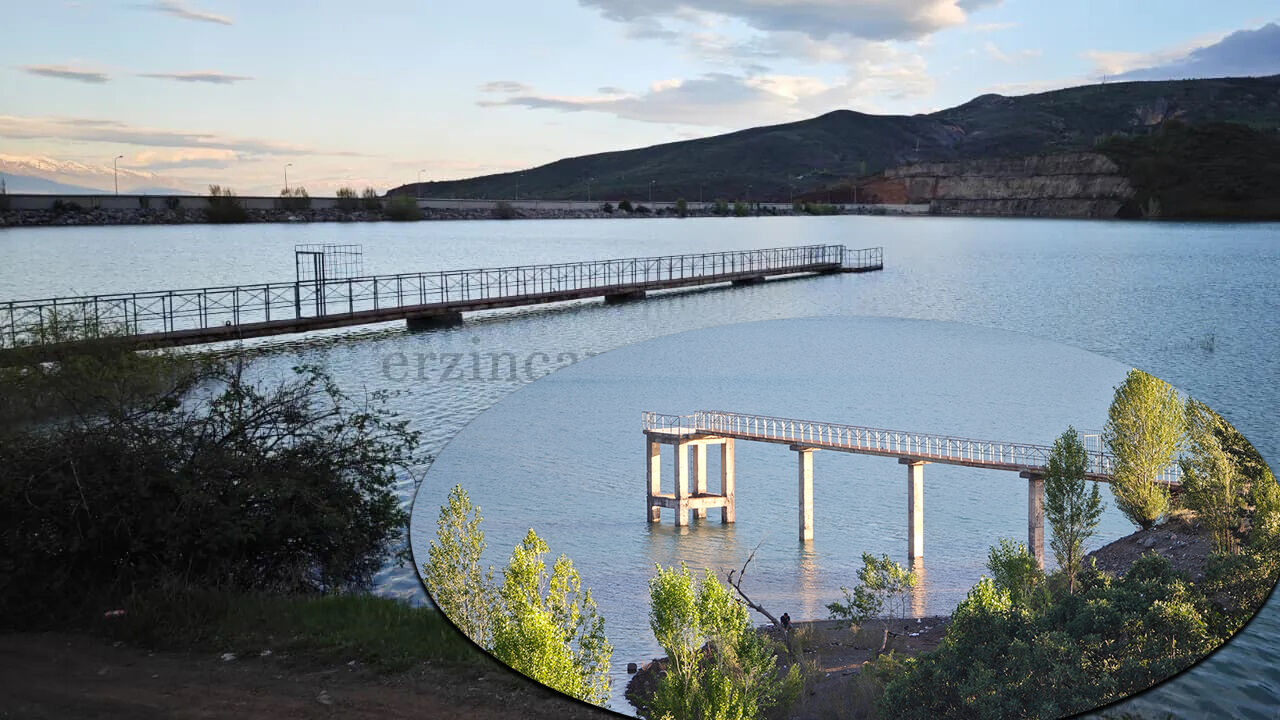 Erzincan Gönye Barajı’nda Su Seviyesinde Son Durum.1