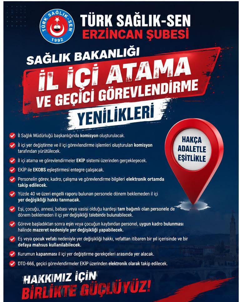 Erzincan Sağlıkta Geçici Görevlerin Iptalinin Ardından Yeni Sistem İşte Şartları1