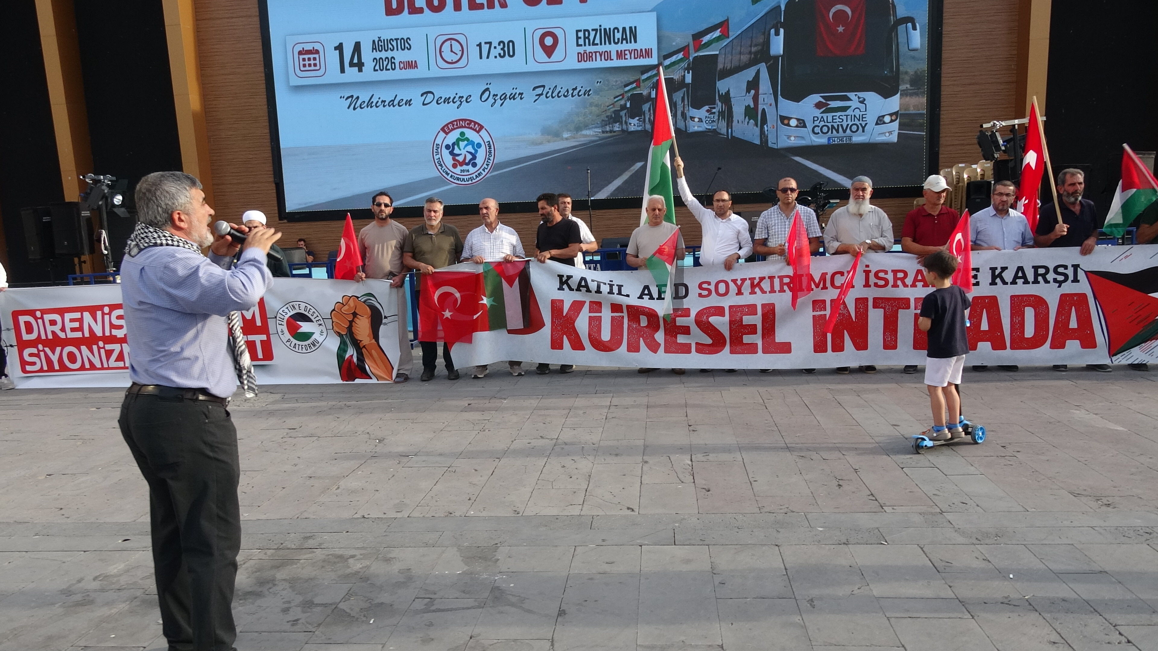 Erzincan’dan Gazze İçin Güçlü Çağrı “Filistin Konvoyunun Yolu Açılmalı”1