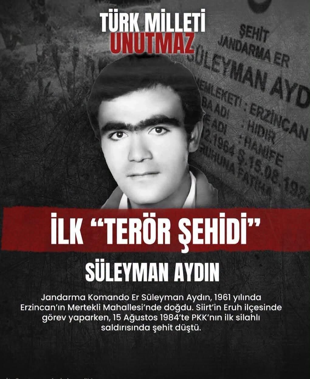 Erzincanın Ilk Şehidi Süleyman Aydın (1)