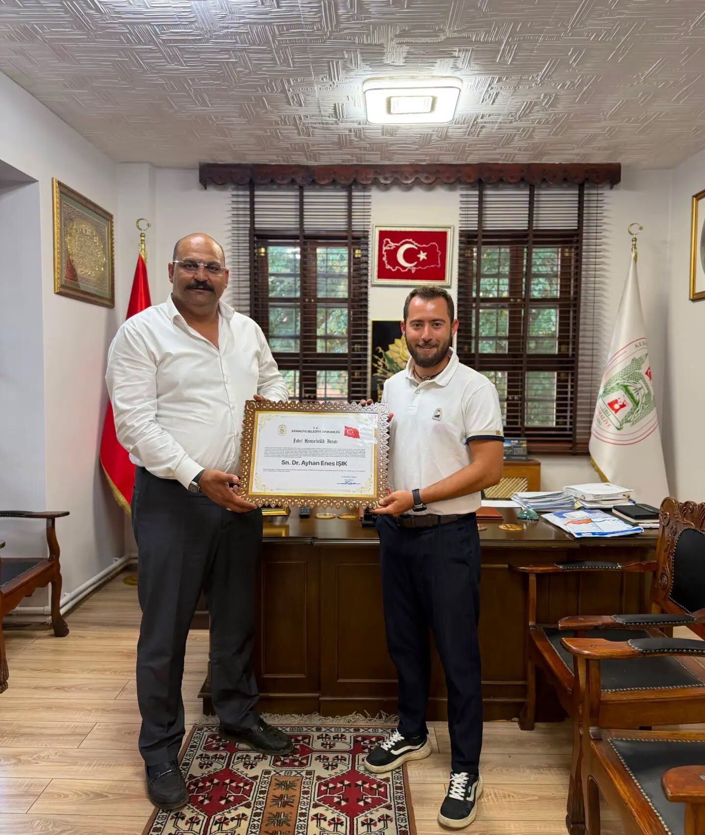 Kemaliye'den İlçeye Hizmet Eden İki İsme Anlamlı Onur (3)