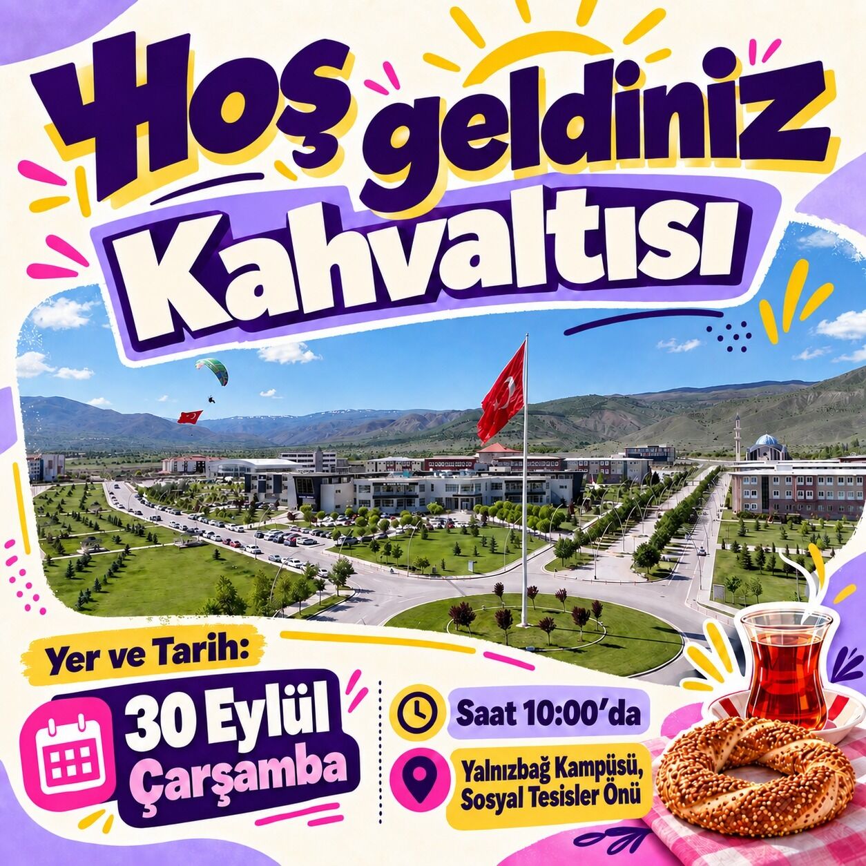 Ebyü’de Yeni Akademik Yıl Öncesi Öğrenciler Kahvaltıda Buluşacak