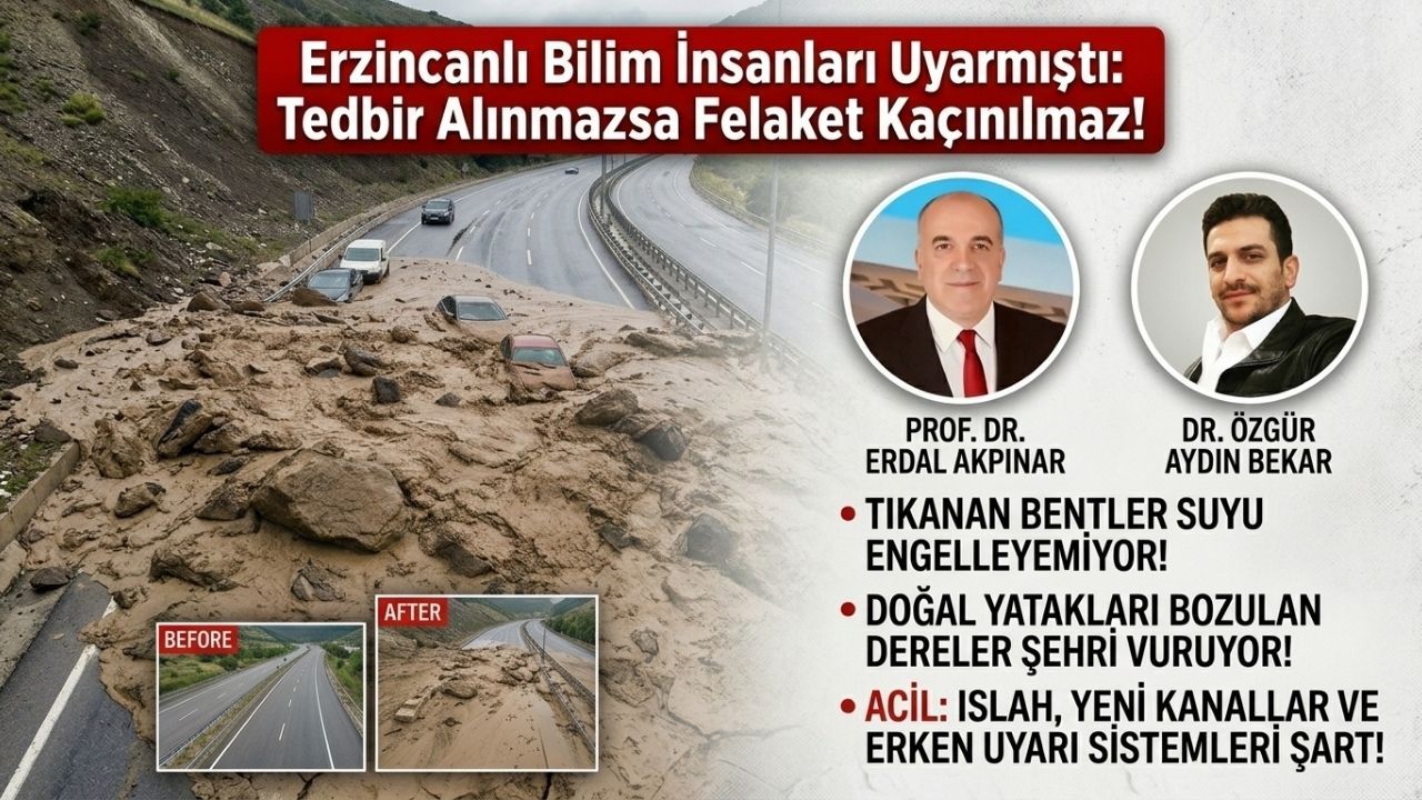 Erzincanlı Bilim İnsanları Uyarmıştı: Tedbir Alınmazsa Felaket Kaçınılmaz!