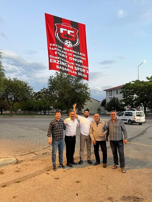 Mahallesine Erzincanspor Ruhu Taşıdı