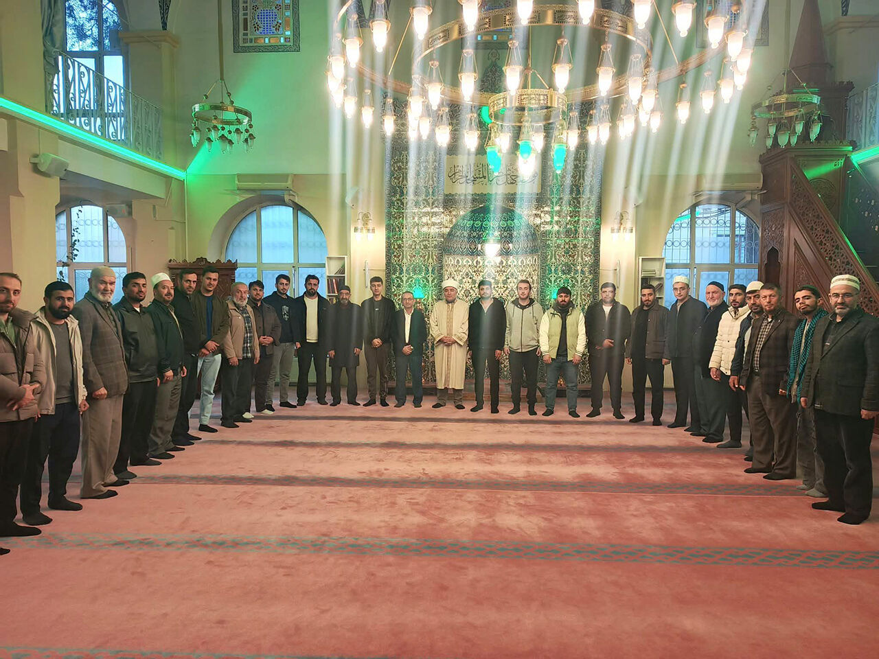 Erzincan Ulu Cami’de Sabah Namazı Buluşması