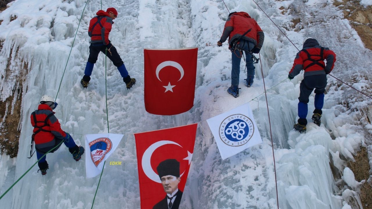 Erzincan’da 29 Ekim Cumhuriyet Tırmanışı Edki̇k Atatürk