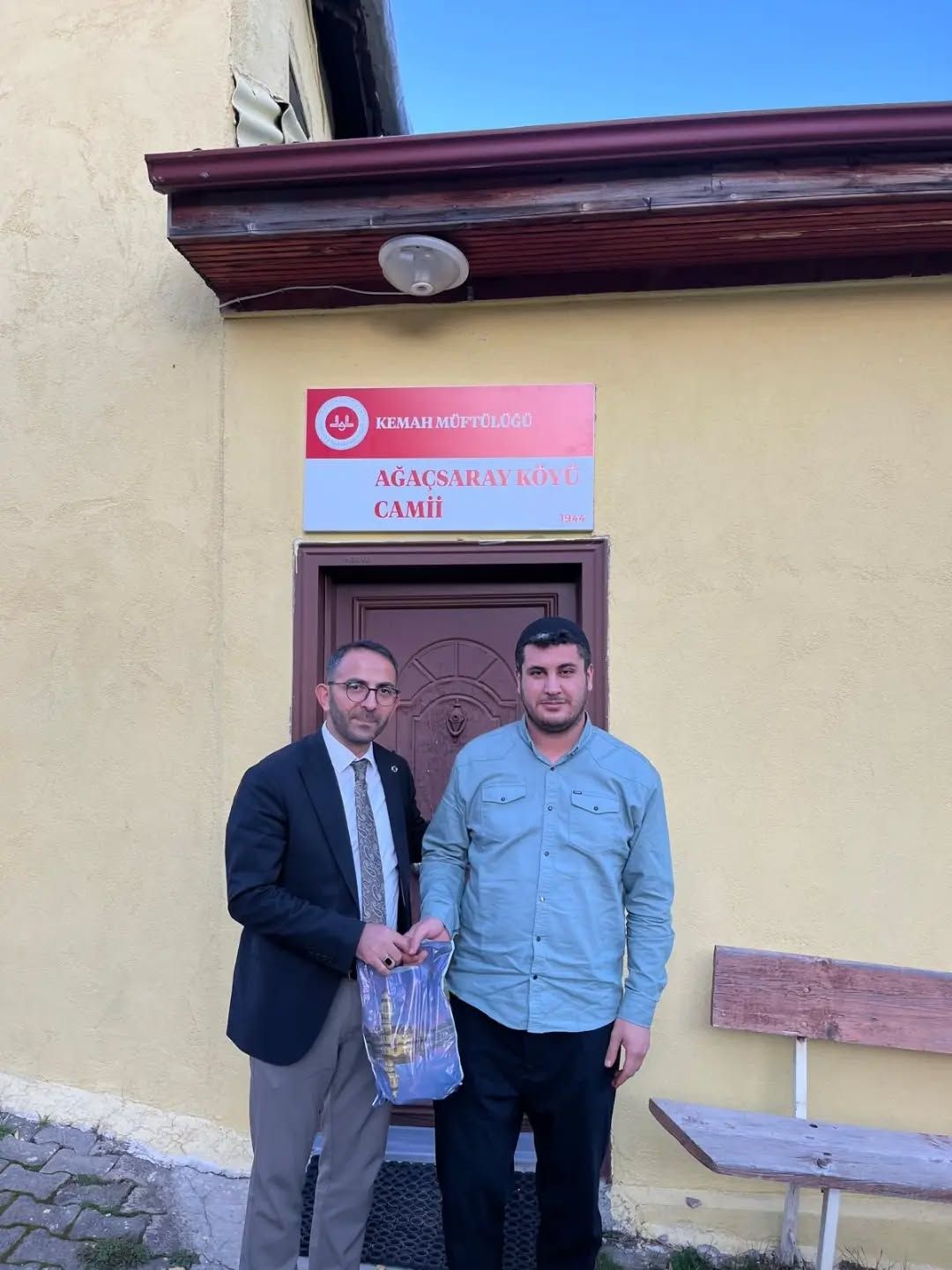 Kemah'ta Anlamlı Ziyaret Müftü Yeniçeri'den Din Görevlilerine Vefa
