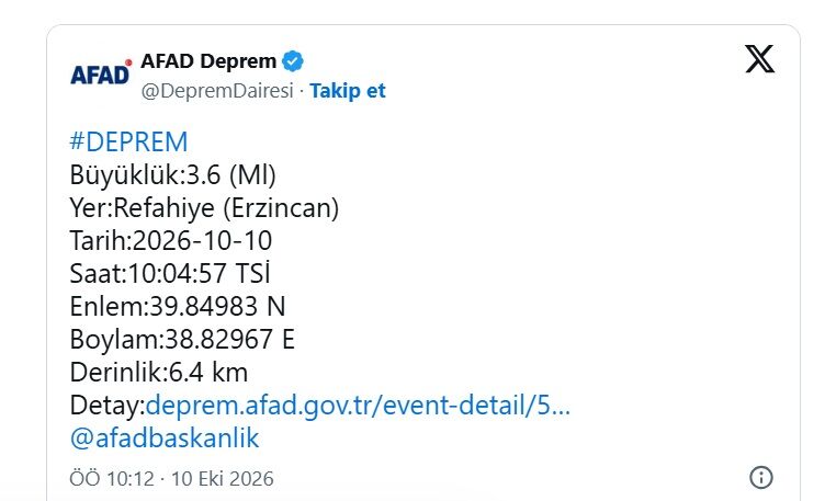 Refahiye Deprem 1