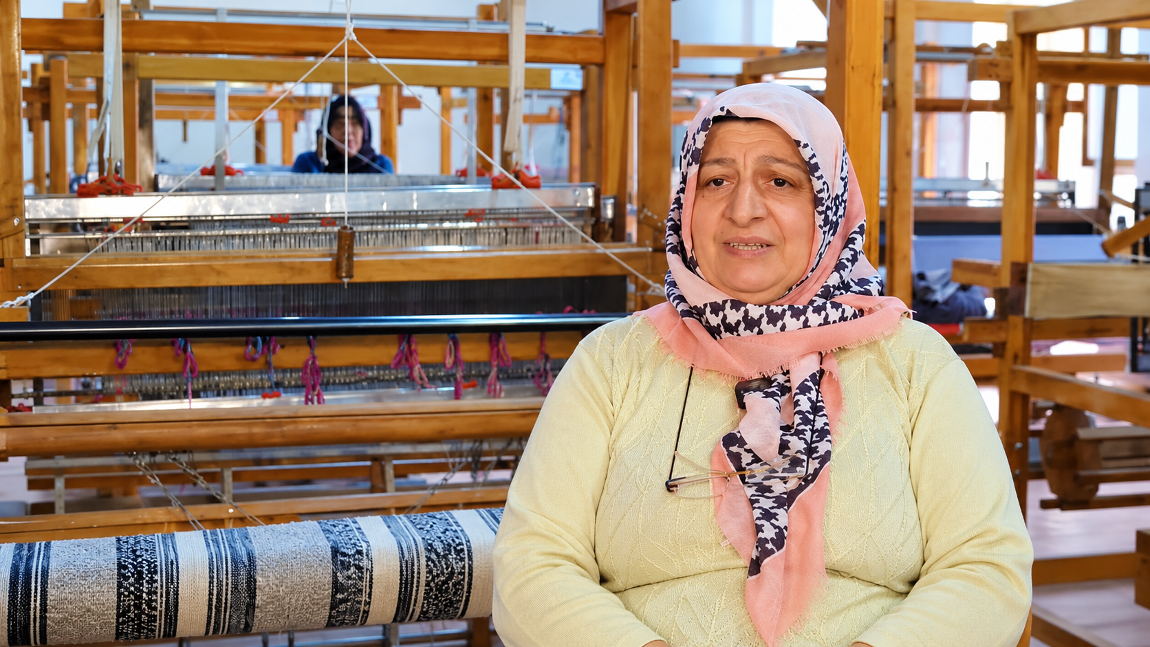 Usta Öğretici Sevil Günay Gazenne Kumaşı
