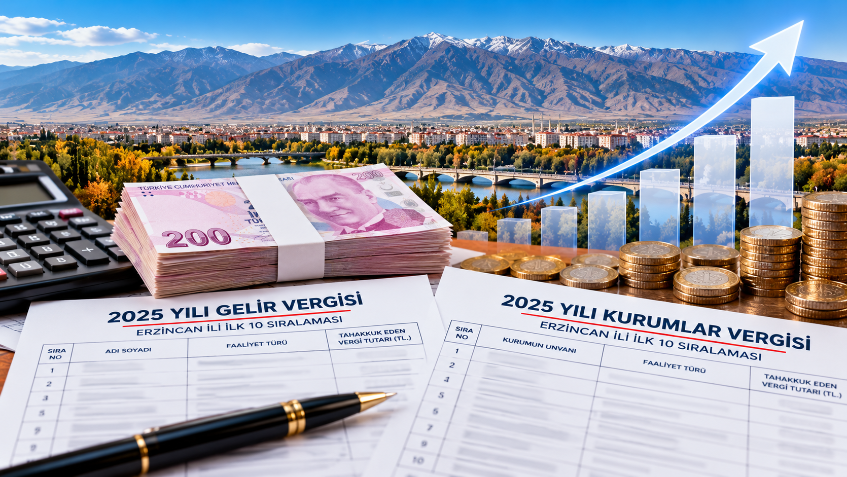 Erzincan’da 2025’in Vergi Şampiyonları Belli Oldu: İlk Sıralarda Kimler Var?