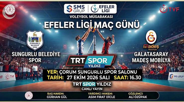 Zincanlı Hakem Gürhan Gül, Efeler Ligi’nde Görev Aldı.1
